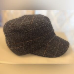 Newsboy Grey tweed Cotton Hat